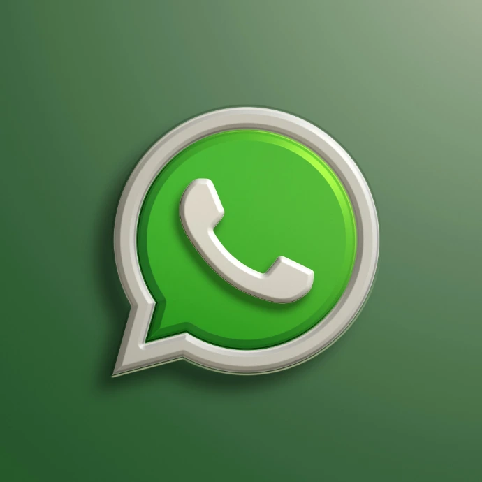 a green icon with a phone on it
